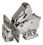 Kit 10 Dobradiça Reta 165 Graus 35mm Móveis / Porta De Armário - Imagem 6