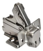 Kit 02 Dobradiça Curva 165 Graus 35mm Com Pistão Amortecedor Móveis / Porta de Armário - Imagem 8