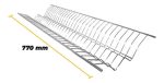 Escorredor De Pratos 770 Mm Fixo Cromado R198 - Imagem 4