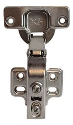 Kit 50 Dobradiça Reta 35mm Com Pistão Amortecedor Para Móveis - 50 unid. - Imagem 4