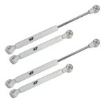 Kit 04 Pistão A Gás Inverso 245mm 100N 10kg Porta De Armário