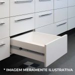 Kit 08 Corrediça Telescópica 25cm Pesada 40kg Para Gaveta - 04 Pares - Imagem 6