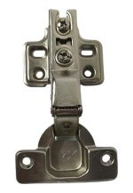 Dobradiça Curva 35mm Com Pistão Amortecedor Calço Slide On - 01 Unid - Imagem 3