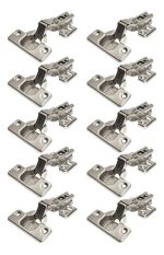 Kit 10 Dobradiça Curva 35mm Para Móveis - 10 Unid