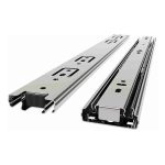 Kit 08 Corrediça Telescópica 40cm Pesada 40kg Para Gaveta - 04 Pares - Imagem 3