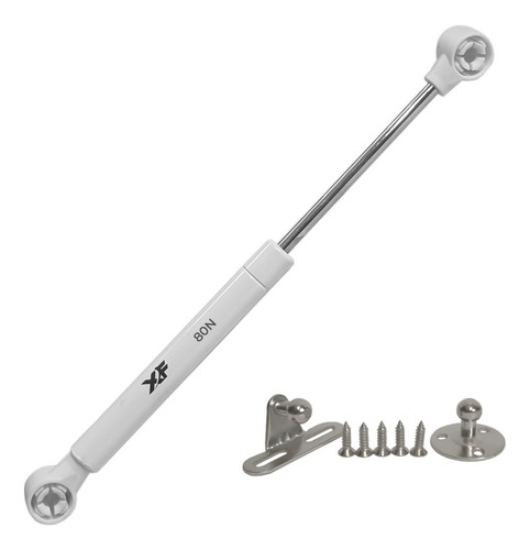 Pistão A Gás 245mm 80N 8kg Amortecedor Porta Armário Basculante