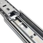 Kit 04 Corrediça Telescópica 20cm Pesada 40kg Para Gaveta - 02 Pares - Imagem 2