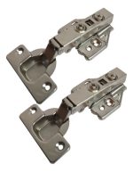 Kit 10 Dobradiça Reta 35mm Com Pistão Amortecedor Calço 3D Clip On - 10 Unid - Imagem 2