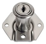 Kit 03 Fechadura Para Móveis Cano Longo 31mm X D17 2 Chaves XF - Imagem 5