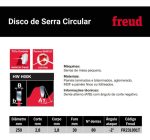 Disco Serra Circular Mdf Bilaminado 250x2,8mm F30 80d Bosch - Imagem 8
