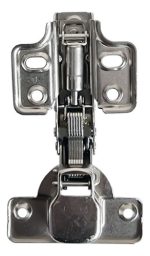 Kit 50 Dobradiça Reta 35mm Com Pistão Amortecedor Para Móveis - 50 unid. - Imagem 5