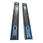 Par Corrediça Telescópica Amortecedor Trilho Gaveta 50cm - Imagem 2