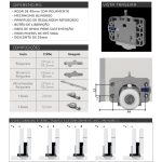 Roldana Porta Correr Guarda Roupa JP240 Joelini Sobrepor - Imagem 3