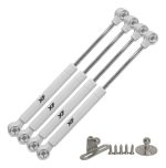 Kit 04 Pistão A Gás 245mm 60N 6kg Para Porta De Armário Basculante