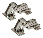 Kit 10 Dobradiça Reta 165 Graus 35mm Móveis / Porta De Armário - Imagem 2